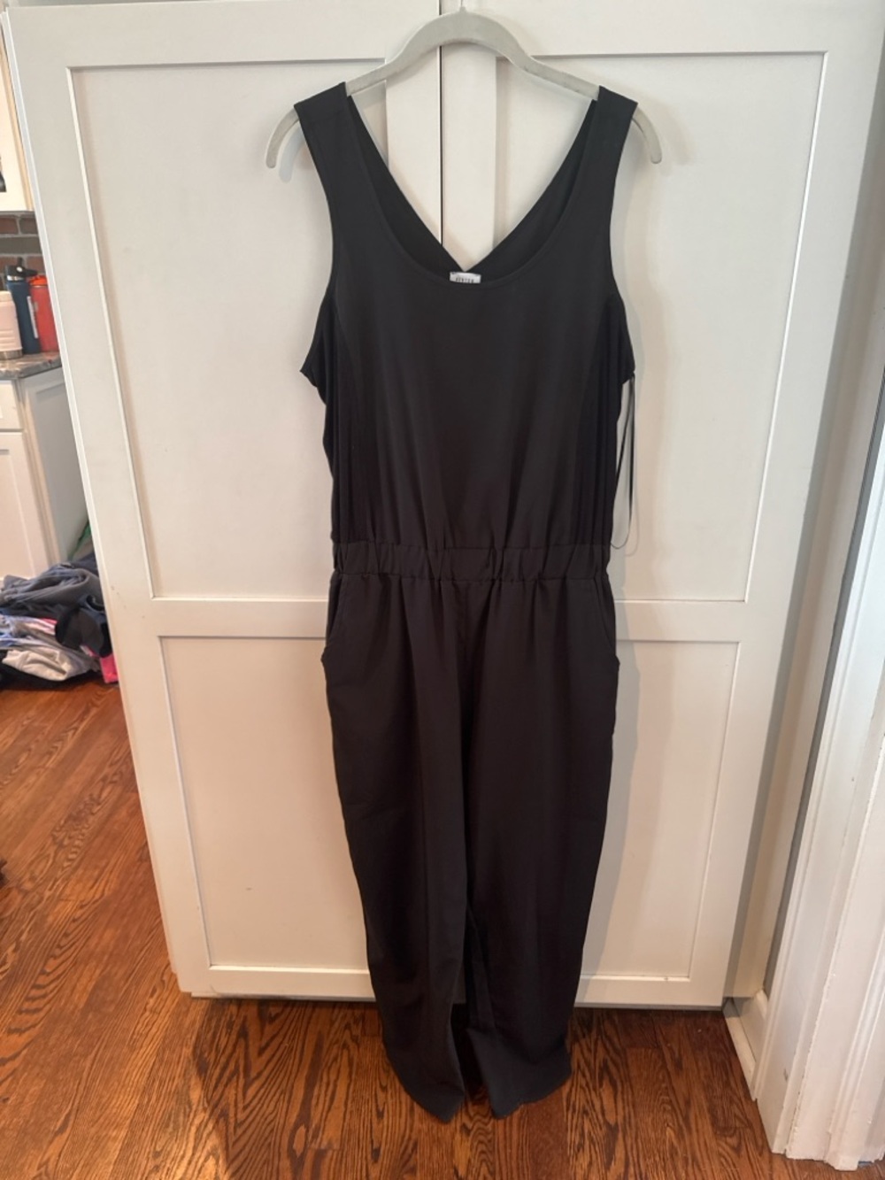 Women's Black Sleeveless Jumpsuit